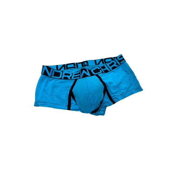 🍆Andrew Christian Men's Lift Pouch Trunk Underwear Size Small Blue NWOT - Picture 1 of 4